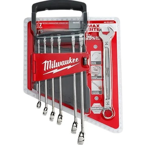 Milwaukee Metric Combination Wrench Set 7 Piece 48-22-9507