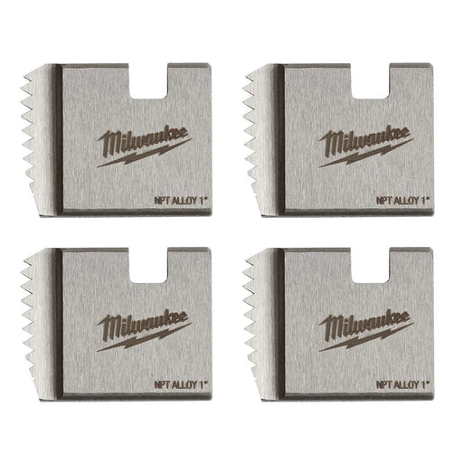 Milwaukee 1" Alloy NPT Portable Pipe Threading Dies (Set of 4) 48-36-1103