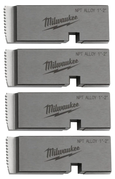 Milwaukee 1"-2" ALLOY NPT Universal Pipe Threading Dies 48-36-1202