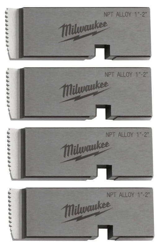 Milwaukee 1"-2" ALLOY NPT Universal Pipe Threading Dies 48-36-1202