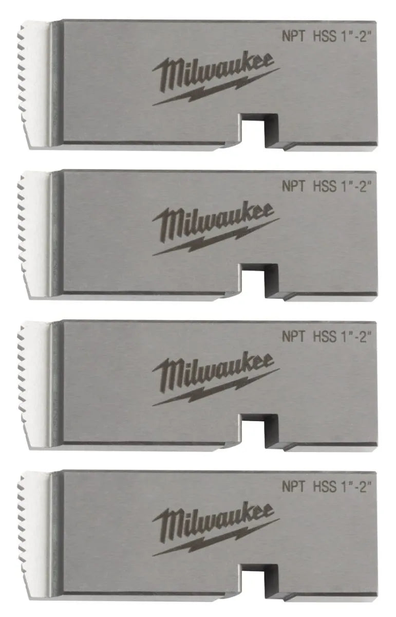 Milwaukee 1"-2" HIGH SPEED FOR STAINLESS NPT Universal Pipe Threading Dies 48-36-1206