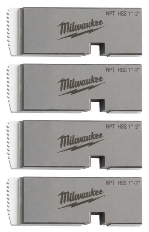 Milwaukee 1"-2" HIGH SPEED FOR STAINLESS NPT Universal Pipe Threading Dies 48-36-1206