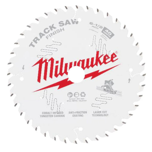 Milwaukee 6-1/2" 40T Finish Track Saw Blade 48-40-0625