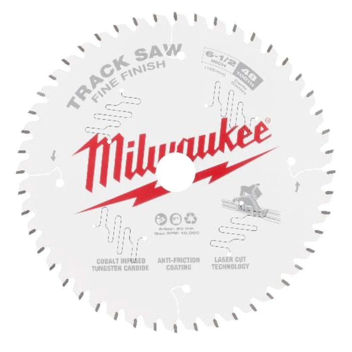 Milwaukee 6-1/2" 48T Fine Finish Track Saw Blade 48-40-0627