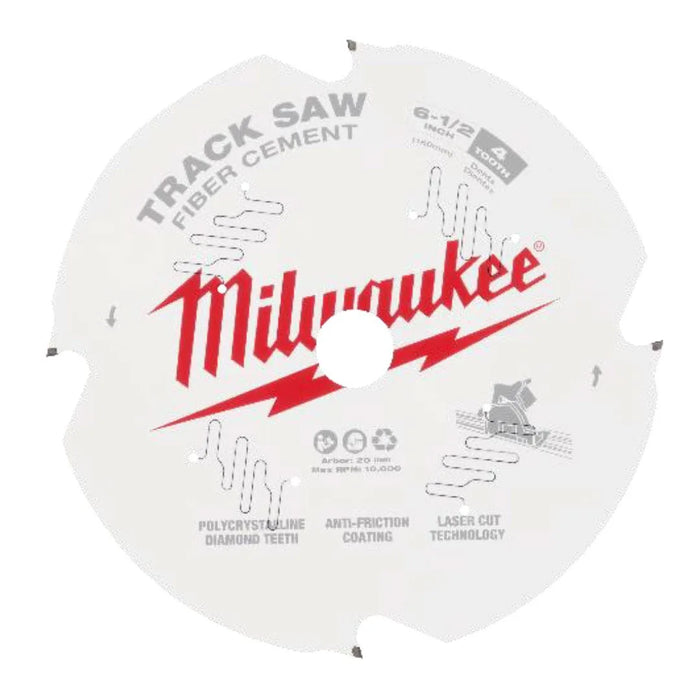 Milwaukee 6-1/2" 4T Fiber Cement Track Saw Blade 48-40-0670