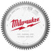 Milwaukee 7-1/4" 70 Tooth 5/8" Arbor Circular Saw Thin Metal Cutting Blade 48-40-4240