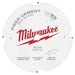 Milwaukee 7-1/4" PCD/Fiber Cement Circular Saw Blade 48-40-7000