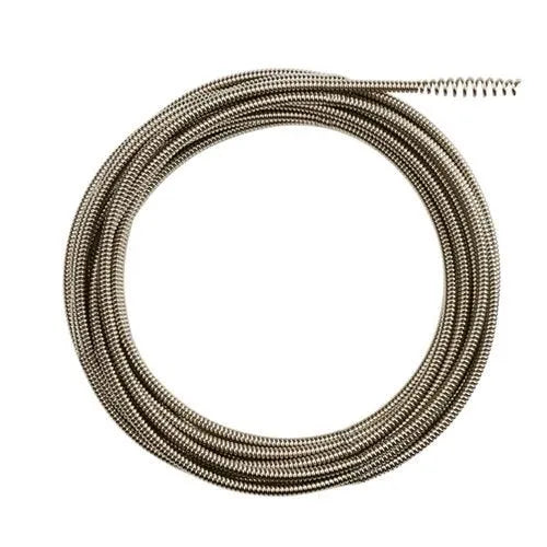 Milwaukee 1/4" x 25' Inner Core Bulb Head Drain Cleaning Cable RUSTGUARD 48-53-2563