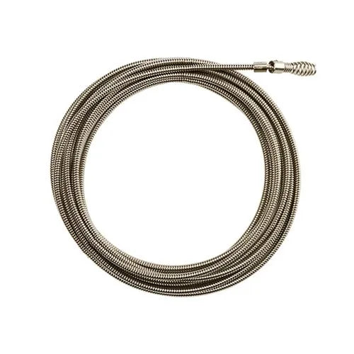 Milwaukee 1/4" x 25' Drop Head Drain Cleaning Cable RUSTGUARD 48-53-2564