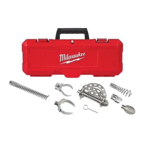 Milwaukee 2 - 4" Head Attachment Kit for Milwaukee 7/8" Sectional Cable 48-53-3839