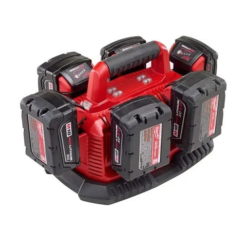 Milwaukee M18 6 Bay Sequential Charger 48-59-1806