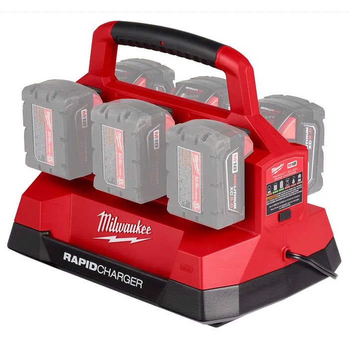 Milwaukee M18 PACKOUT Six Bay Rapid Charger 48-59-1809