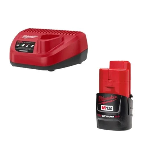 Milwaukee M12 2.0Ah System Starter Kit Battery & Charger 48-59-2420