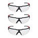 Milwaukee Clear Anti-Scratch Safety Glasses (3 Pack) 48-73-2052