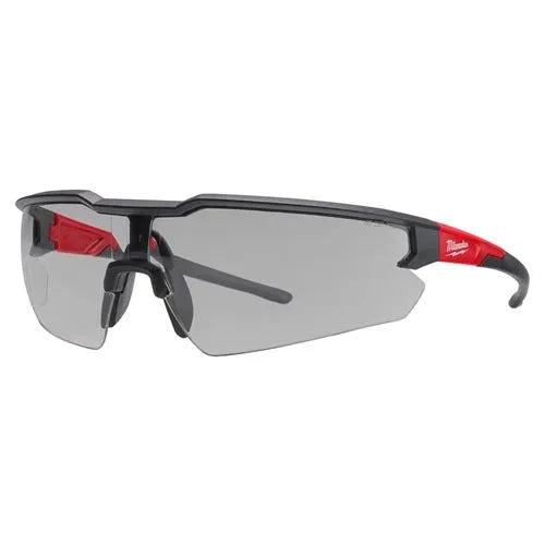 Milwaukee Gray Indoor/Outdoor Anti-Scratch Safety Glasses 48-73-2106