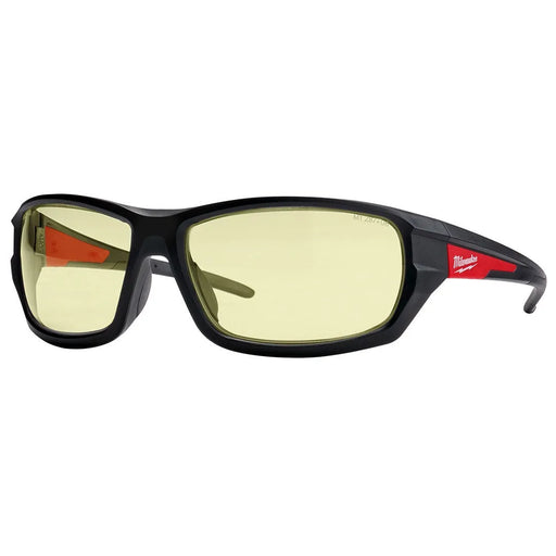 Milwaukee Yellow High Performance Safety Glasses w/ Fog-Free Lenses 48-73-2120