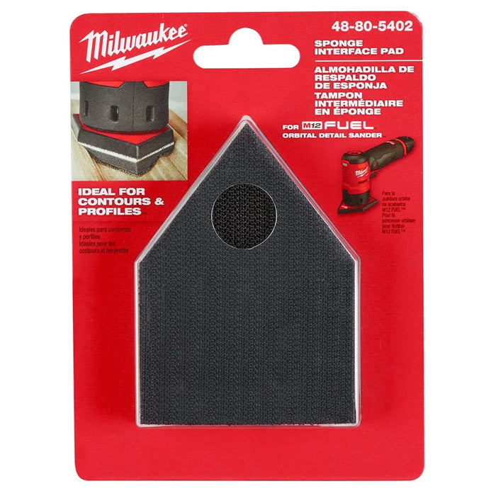 Milwaukee Sponge Interface Pad for M12 FUEL Orbital Detail Sander 48-80-5402