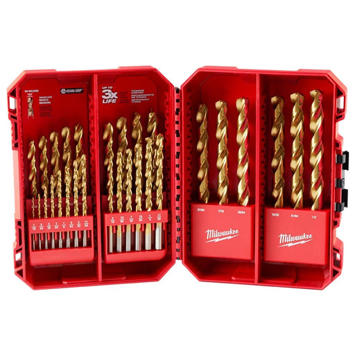 Milwaukee THUNDERBOLT Titanium Drill Bit Set - 29PC 48-89-0012