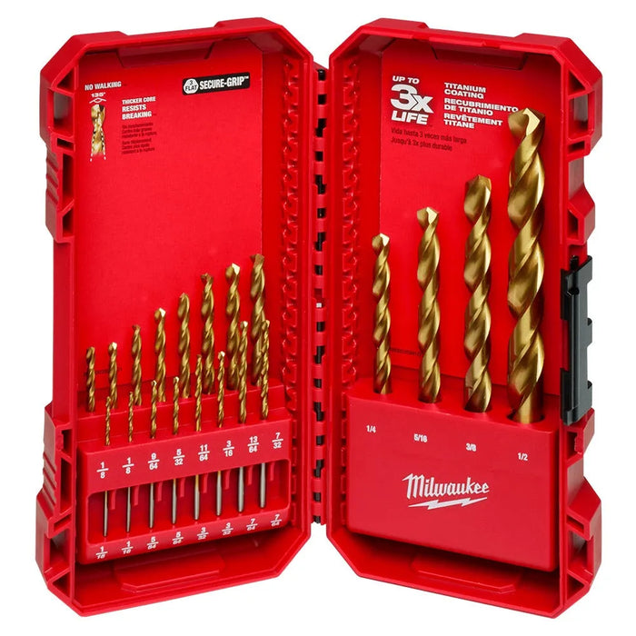 Milwaukee THUNDERBOLT Titanium Drill Bit Set - 20PC 48-89-1105