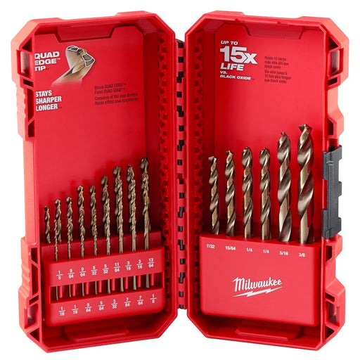 Milwaukee RED HELIX Cobalt Drill Bit Set - 23PC 48-89-2338