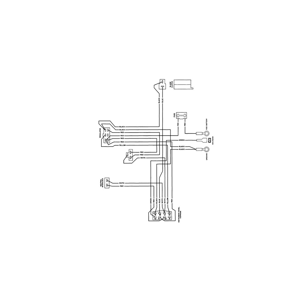 Scag  481051  -  WIRE HARNESS, END DECK-KA