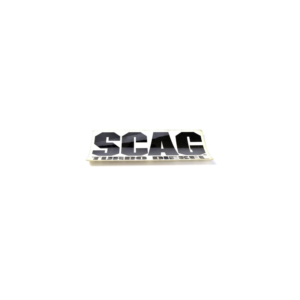 Scag  482367  -  DECAL, SCAG TURBO DIESEL