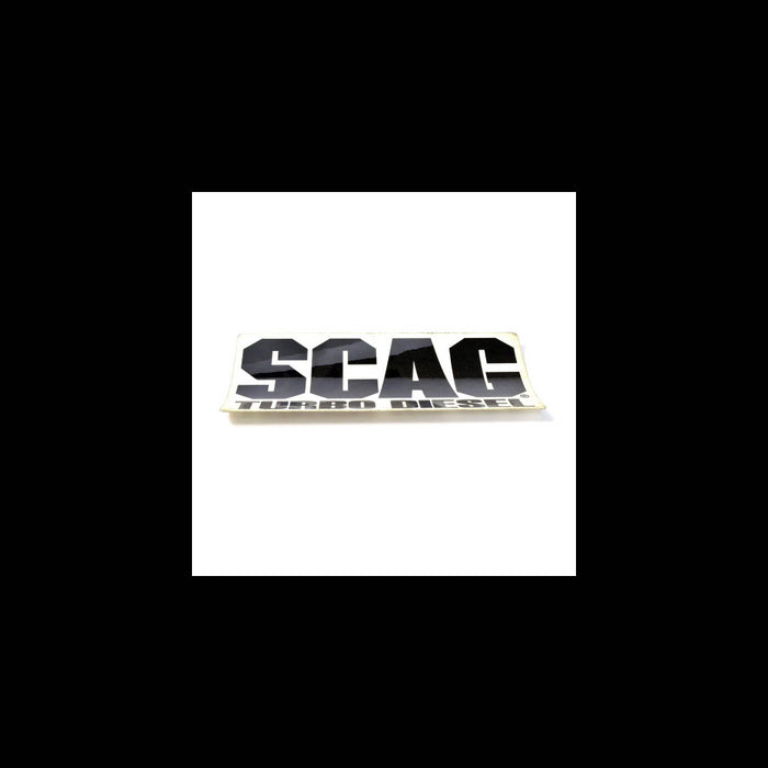 Scag  482367  -  DECAL, SCAG TURBO DIESEL