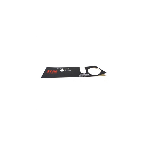 Scag  482515  -  DECAL, INSTRUMENT PANEL - UPPER