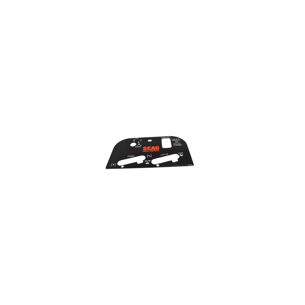 Scag  482560  -  DECAL, INSTRUMENT PANEL