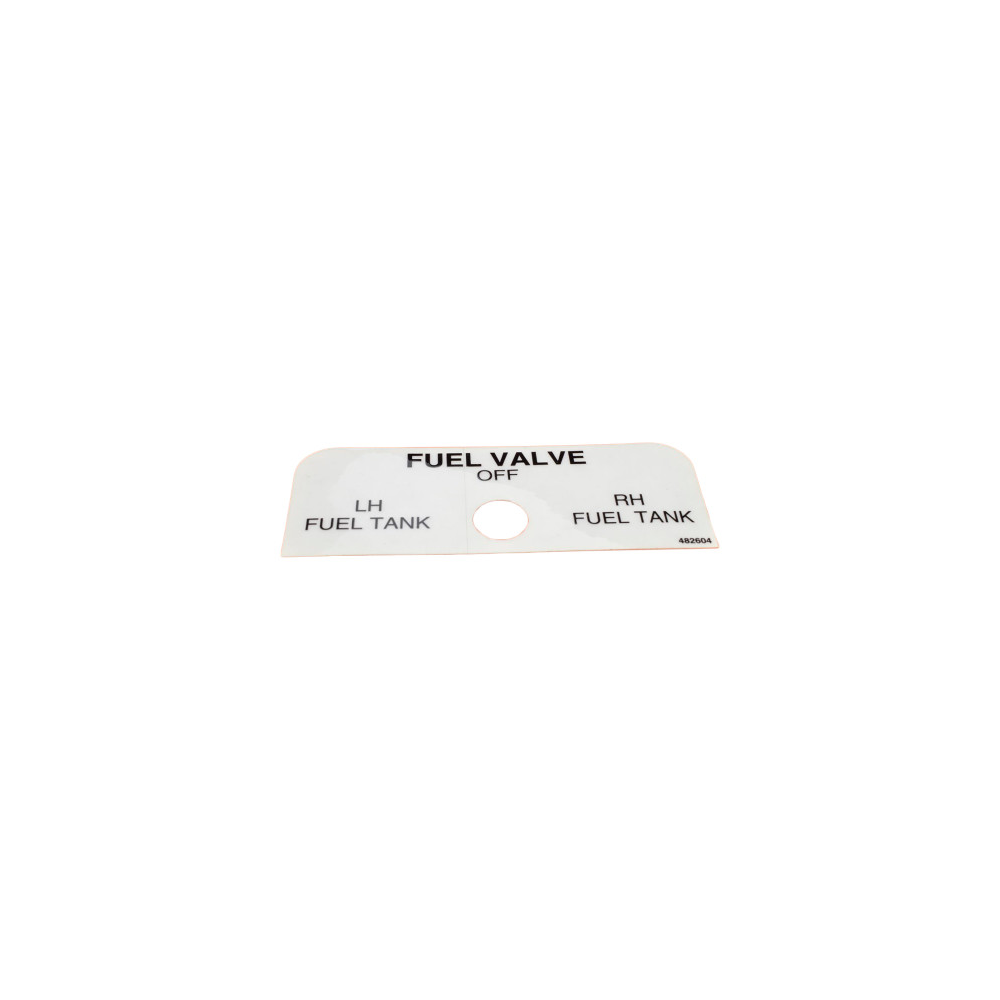 Scag  482604  -  DECAL, FUEL SHUT-OFF