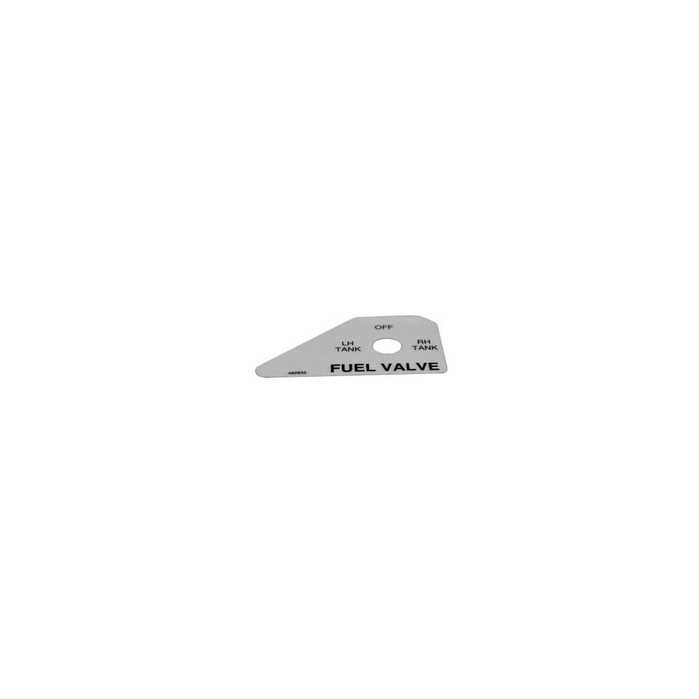Scag  482835  -  DECAL, FUEL SHUT-OFF