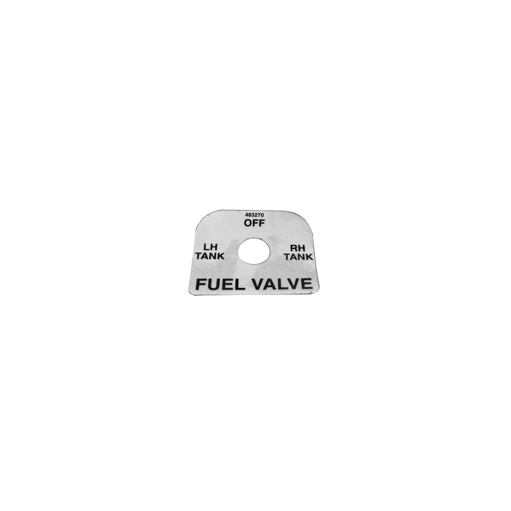 Scag  483270  -  DECAL, FUEL SHUT-OFF