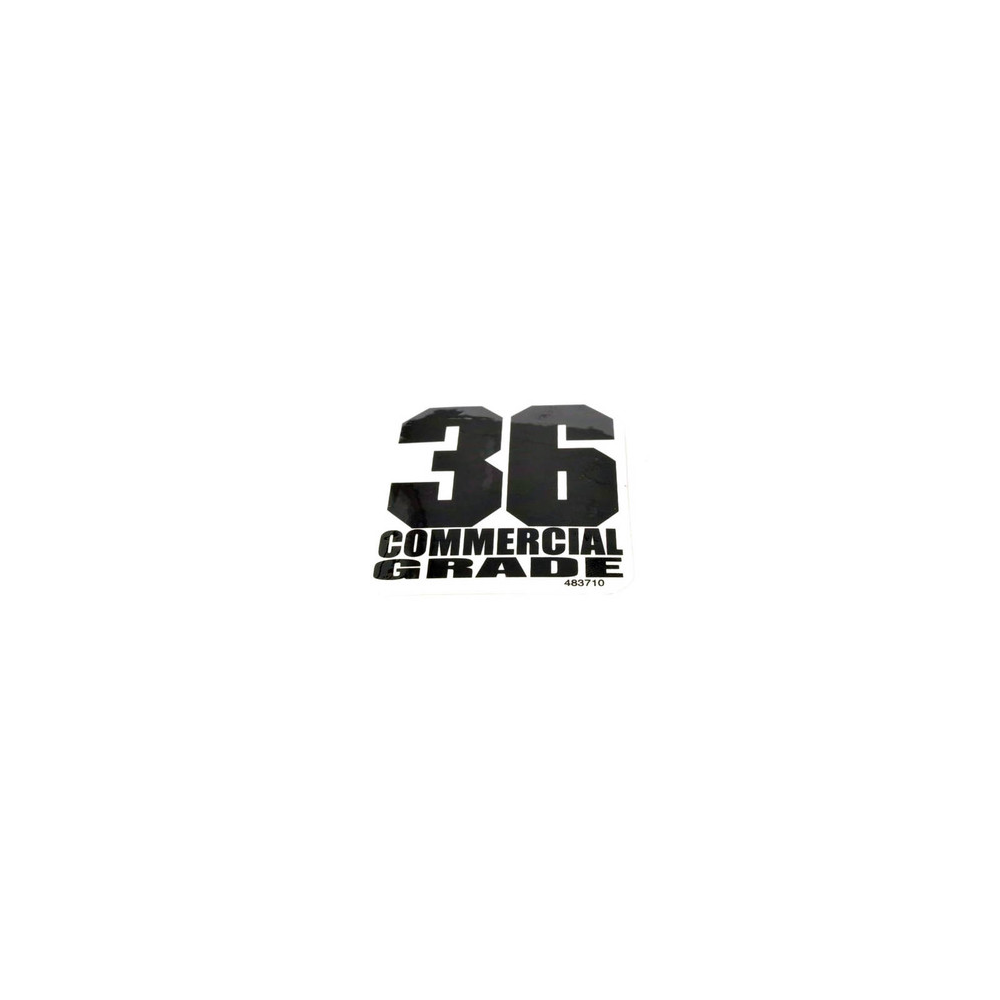 Scag  483710  -  DECAL, 36