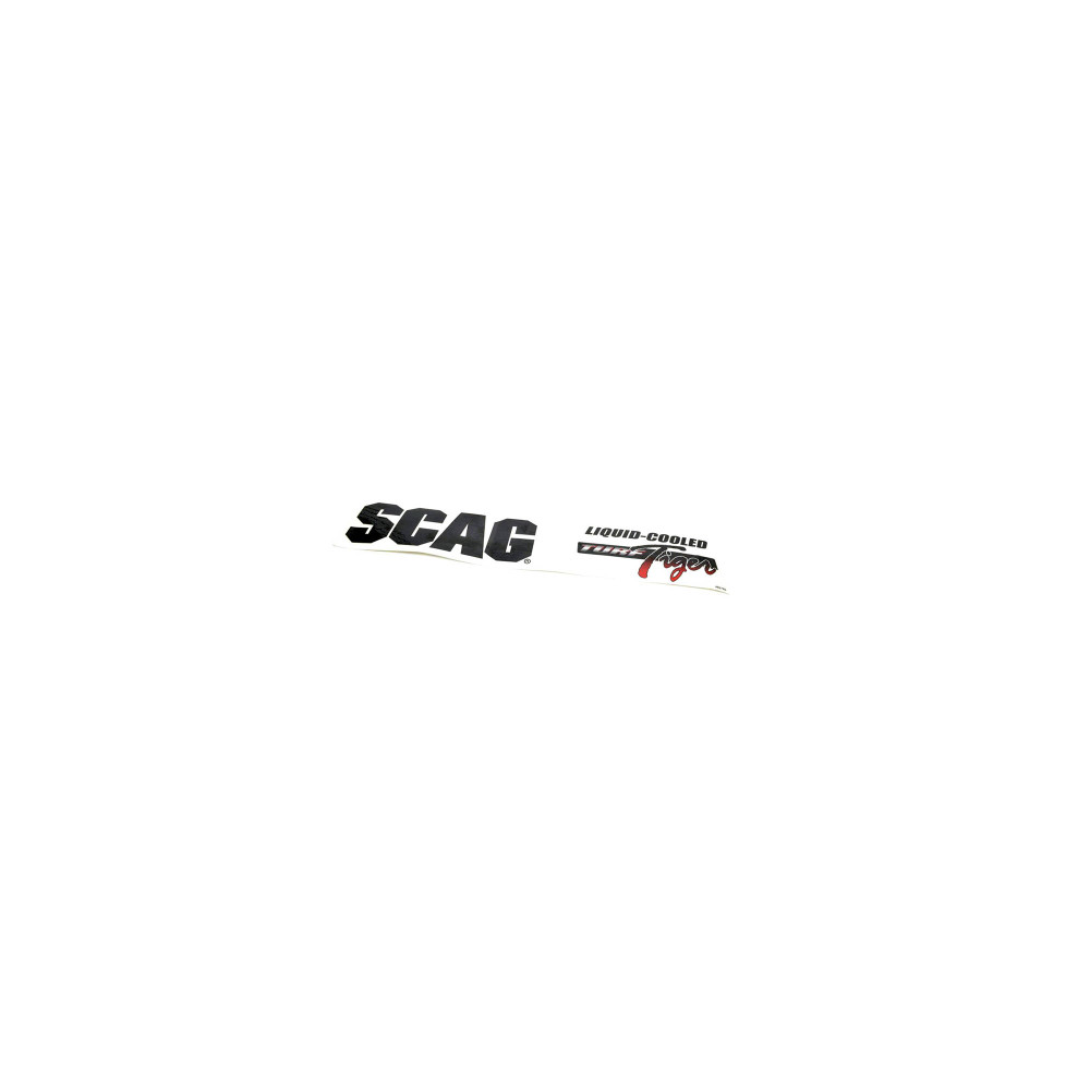 Scag  483783  -  DECAL, HOOD
