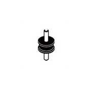 Scag  483928  -  MOUNT, UPPER RADIATOR ISO