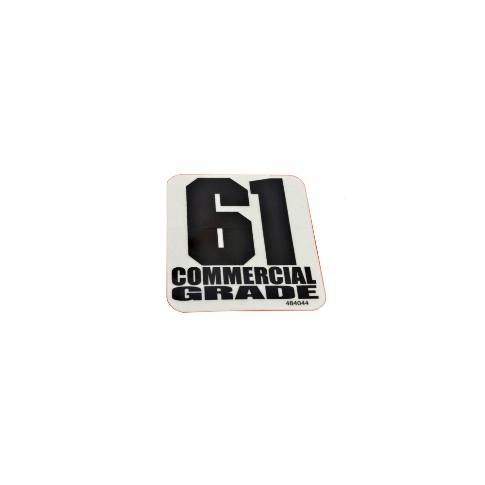 Scag  484044  -  DECAL, 61 COMMERCIAL - SFZ