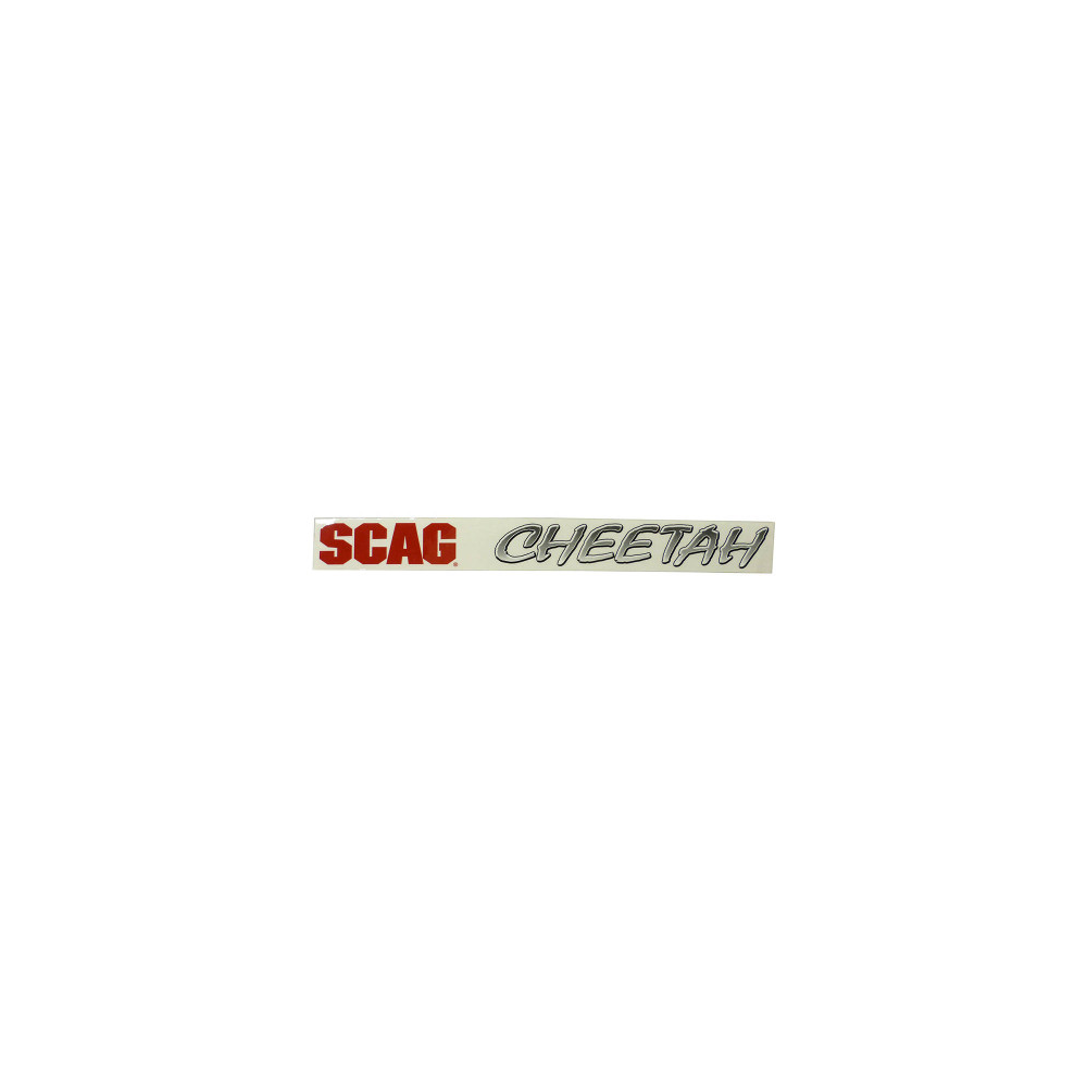 Scag  484126  -  DECAL, SCAG CHEETAH