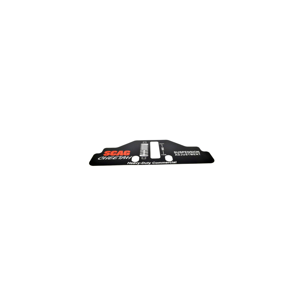 Scag  484127  -  DECAL, SUSPENSION ADJ
