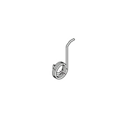 Scag  484191  -  SPRING, TORSION LEVER RETURN