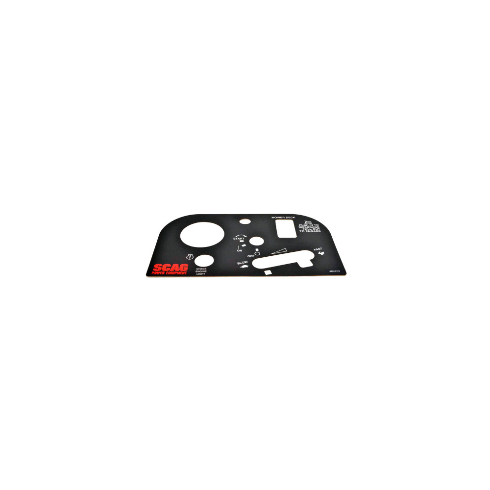 Scag  484703  -  DECAL, INSTRUMENT PANEL - STC-CV-EFI
