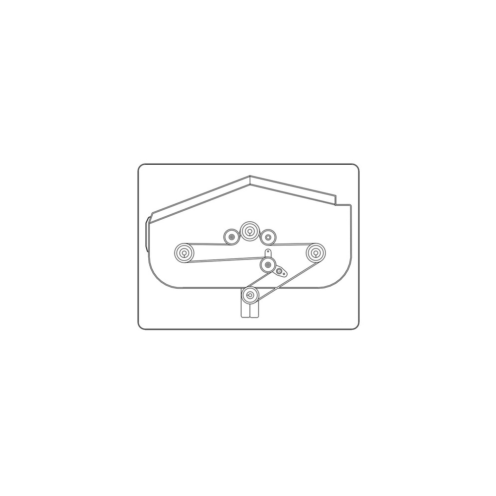 Scag  485519  -  DECAL, BELT ROUTING - SMT-52V/61V