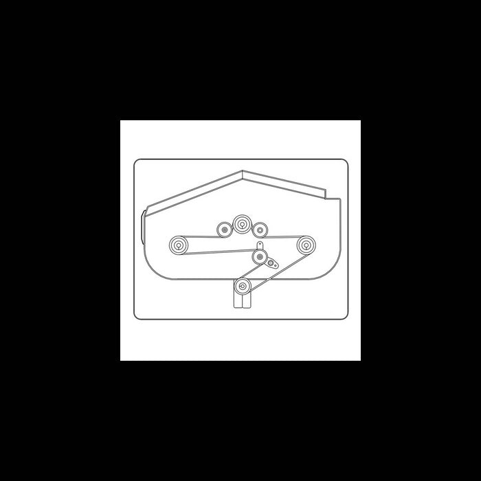 Scag  485519  -  DECAL, BELT ROUTING - SMT-52V/61V