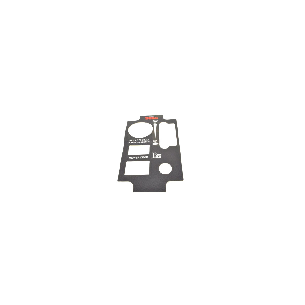Scag  485820  -  DECAL, CONTROL PANEL