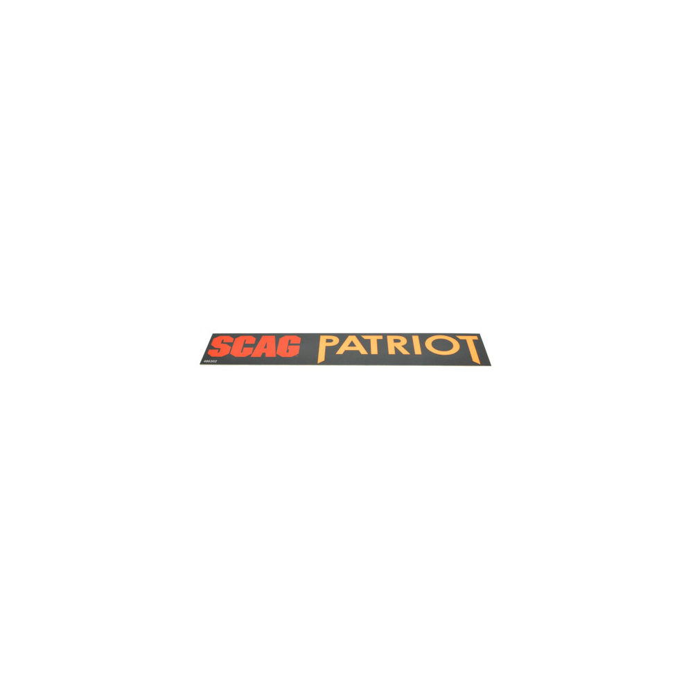 Scag  486302  -  DECAL SCAG PATRIOT