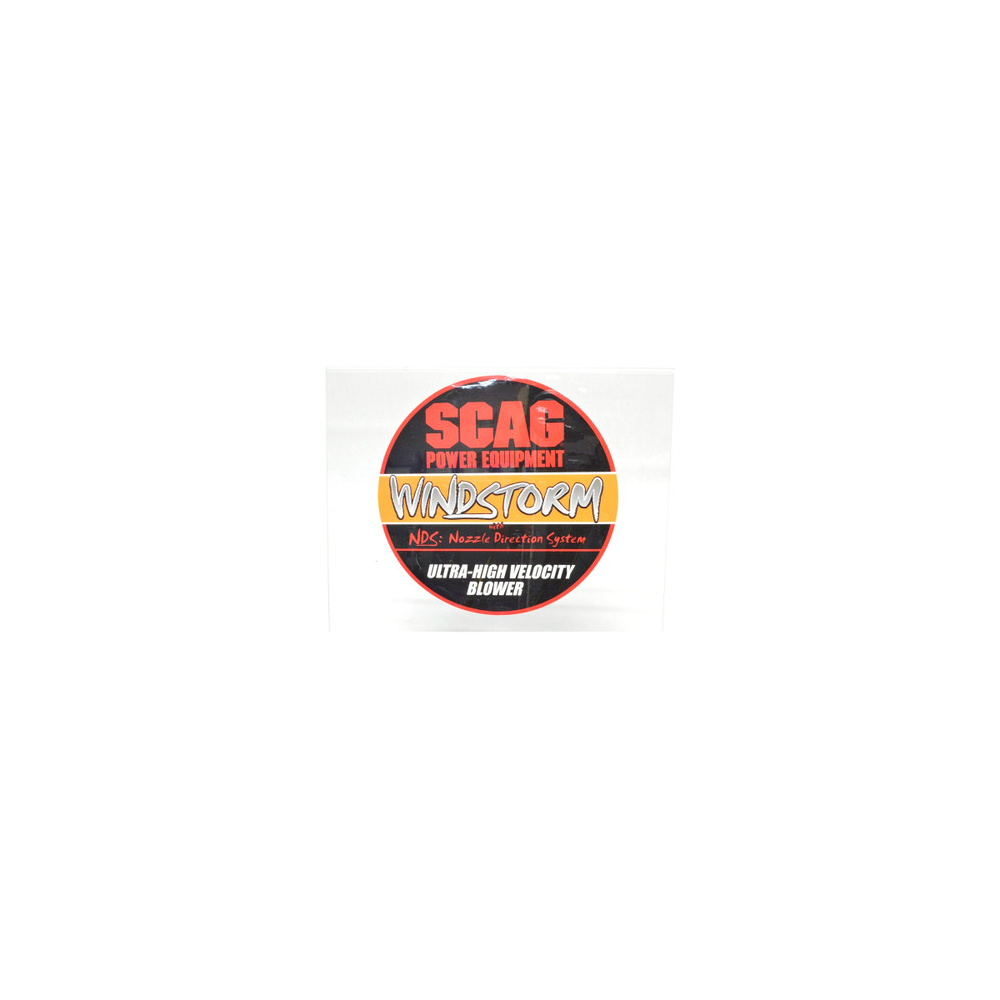 Scag  486330  -  DECAL FRONT - WINDSTORM