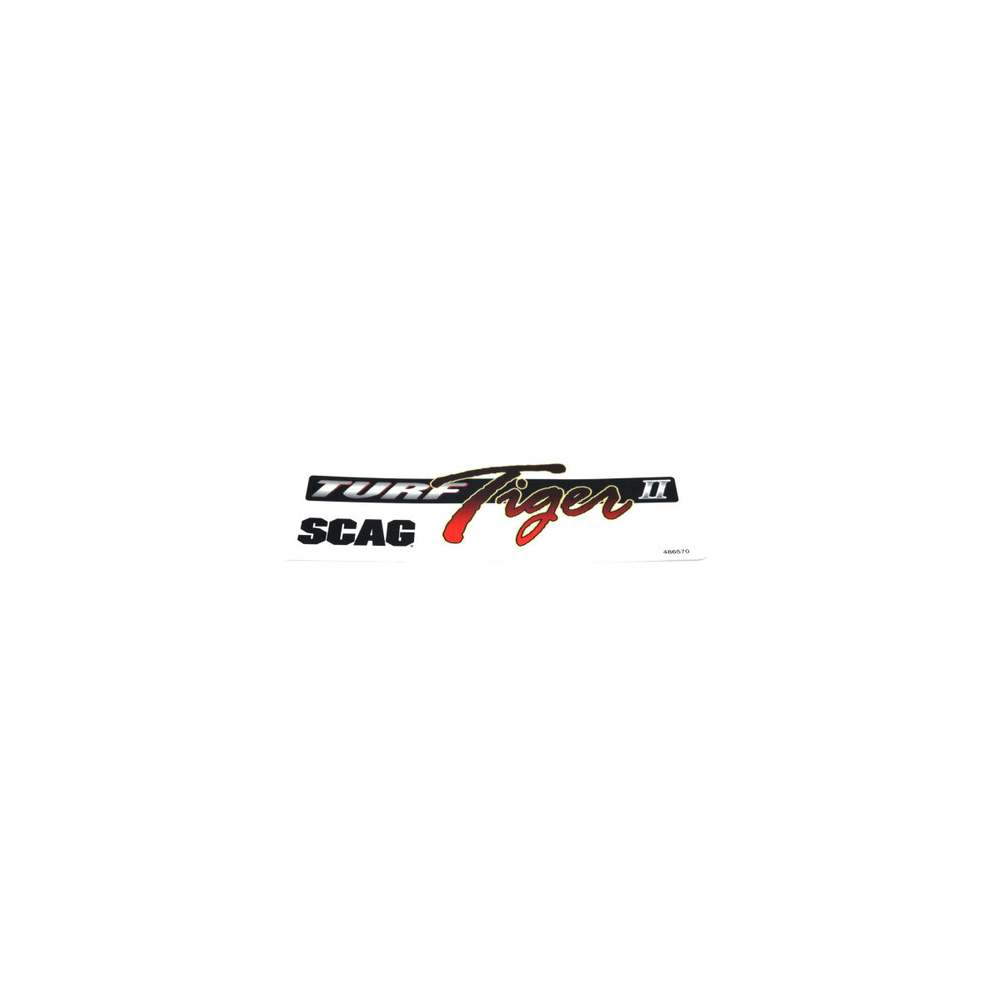 Scag  486570  -  DECAL STTII LOGO - INSTR PANEL