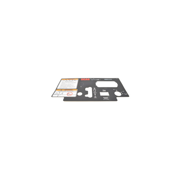 Scag  486704  -  DECAL INSTRUMENT PANEL