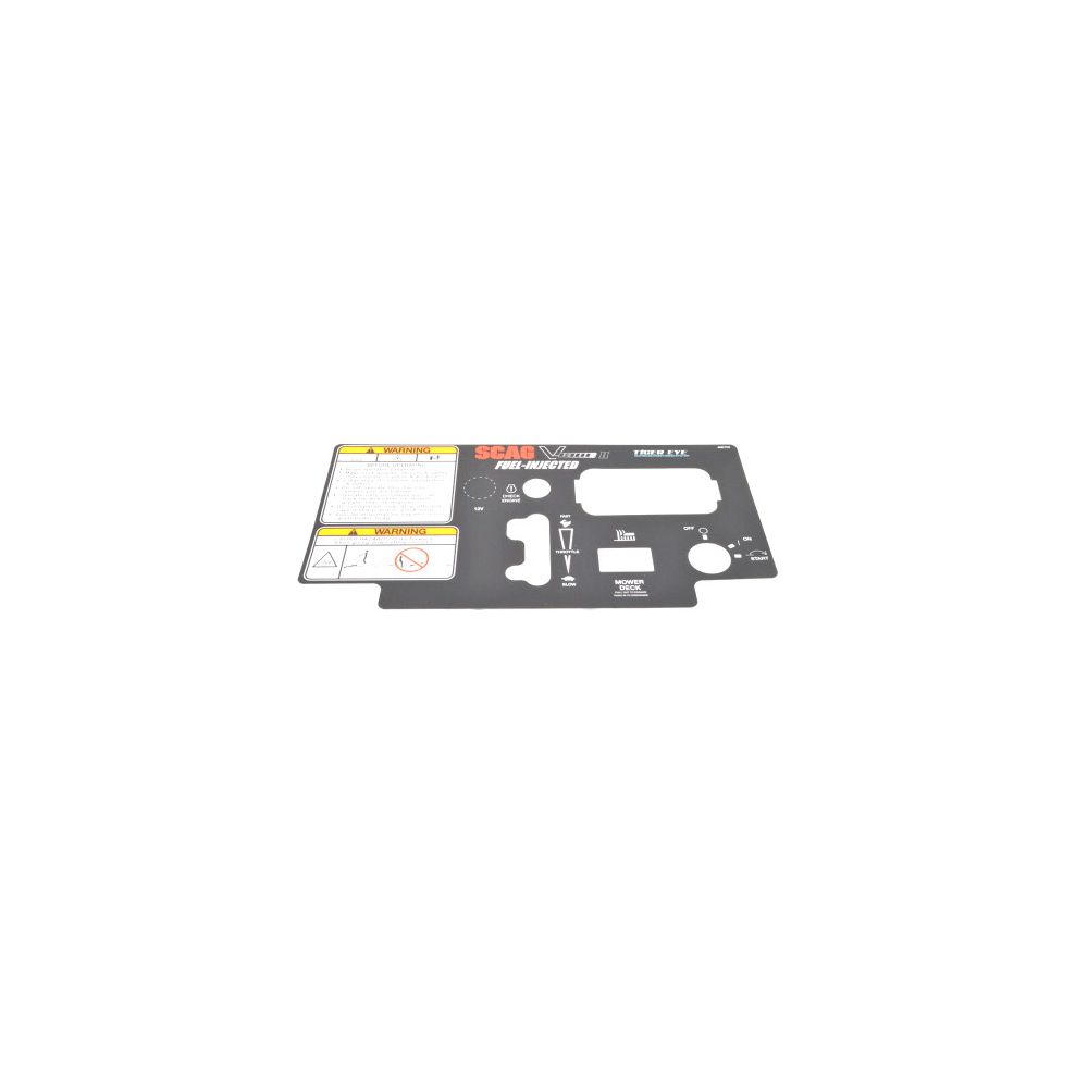 Scag  486705  -  DECAL INSTRUMENT PANEL-EFI