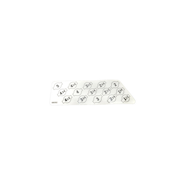 Scag  486950  -  DECAL CUT HEIGHT