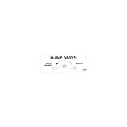 Scag  48993  -  DECAL, DUMP VALVE